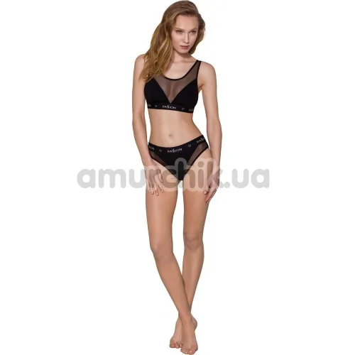 Трусики Passion PS002 Panties, черные - Фото №1