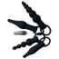Набор анальных пробок с вибрацией Passion Play Vibrating Anal Training Set, черный - Фото №3