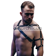 Портупея чоловіча Candy Hero Р9 Leather, чорна - Фото №1