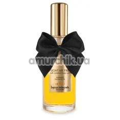 Массажное масло с согревающим эффектом Bijoux Indiscrets Light My Fire Caramel & Sea Salt - соленая карамель, 100 мл - Фото №1