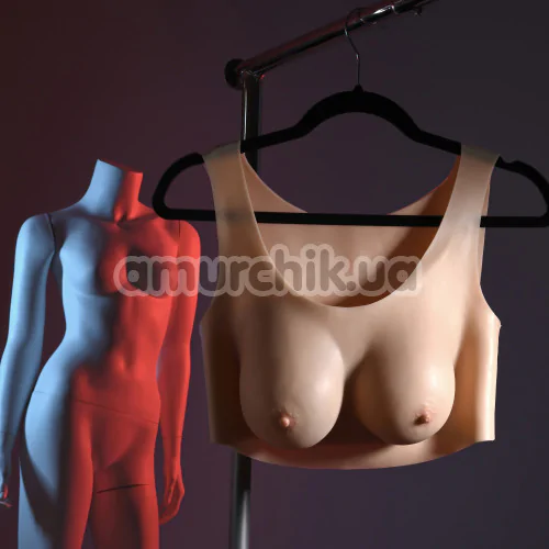 Накладні груди Gender X Undergarments Plate С-Cup, тілесні