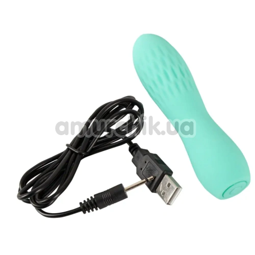 Вібратор Mini Vibrator Cuties 554227, бірюзовий