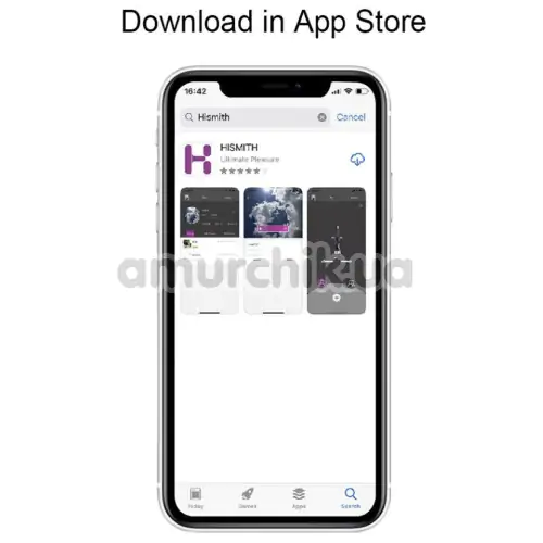 Секс-машина Hismith AK-01 APP Control, красная