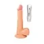 Вібратор Real Stick Nude 6.7 рівний, тілесний - Фото №1