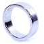 Ерекційне кільце Boss Series Metal Cock Ring Large, срібне - Фото №1