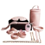 Бондажний набір з електростимуляцією Roomfun Bondage Gear With Massager, рожевий - Фото №3