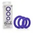 Набір ерекційних кілець Posh Silicone Love Rings, 3 шт., фіолетовий - Фото №9