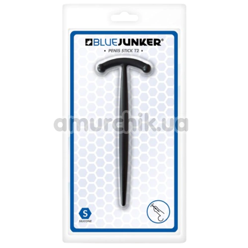 Уретральна вставка Blue Junker Penis Stick T2, чорна