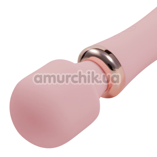 Универсальный вибромассажер с подогревом Crushious Jinx, розовый
