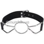 Кляп O-Ring Metal Gag, черный - Фото №1