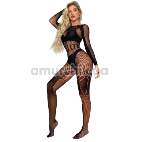 Комбинезон Star Night I-Leaf Net Bodystocking, черный