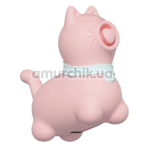 Клиторальный вибратор с пульсацией Univibe Sexy Kitty, розовый