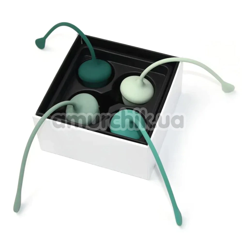 Набор вагинальных шариков Sweet Em Forest Tone Femme Set, зеленый