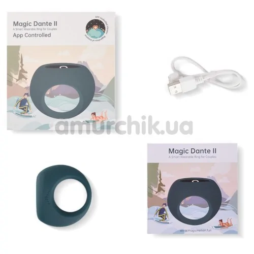 Віброкільце для члена Magic Motion Dante II, зелене