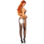 Комбінезон Leg Avenue Net Footless Bodystocking, чорний - Фото №3