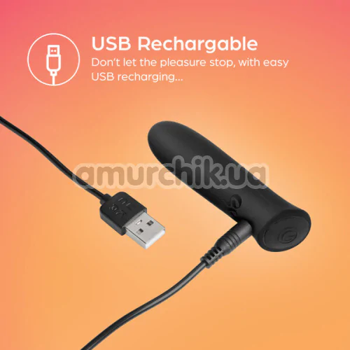 Кліторальний вібратор So Divine Vibrating Wonder Bullet, чорний