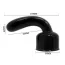 Насадка для вібромасажерів Power Head G-Spot Pleaser Wand Massager Head, чорна - Фото №4