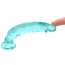 Фаллоимитатор Doc Johnson Crystal Jellies Anal Starter 5.5, бирюзовый - Фото №9