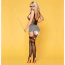 Костюм учительки JSY Sexy Lingerie, чорний: комбінезон + спідниця + краватка + окуляри + указка - Фото №3