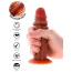 Фаллоимитатор Get Real Skin Foreskin Dong 15 cm, светло-коричневый - Фото №5