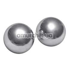 Вагінальні кульки Master Series Titanica Extreme Steel Orgasm Balls, срібні  - Фото №1