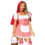 Костюм Красной Шапочки Leg Avenue Fairytale Miss Red, красный: платье + накидка на голову - Фото №6
