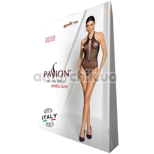 Боді Passion Free Your Senses Erotic Line BS088, чорне