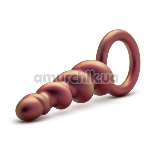 Анальная пробка Anal Adventures Matrix Spiral Loop Plug, оранжевая