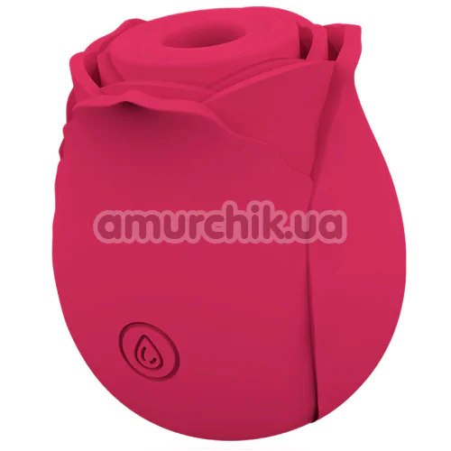 Симулятор орального секса для женщин Rose Air Wave, красный - Фото №1