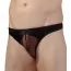 Трусы-стринги мужские Herren Riostring Nero, черные - Фото №1