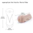 Мастурбатор с вибрацией Hismith Male Masturbation Cup For Premium Sex Machine Device, телесный - Фото №5