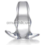 Анальная пробка Master Series Clear View M, прозрачная - Фото №1