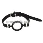 Кляп Behave! Luxury Fetish Silicone O-Ring Gag 2-Inches Diameter, черный - Фото №1