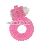 Виброкольцо Pink Heart Mini Ring - Фото №1
