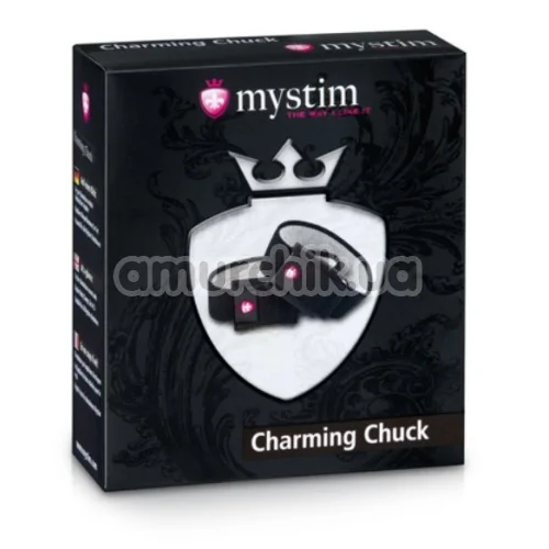 Утяжка для пениса с электростимуляцией Mystim Charming Chuck