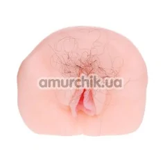 Реалистичная вагина+анус Realistic Vagina&Ass с вибрацией - Фото №1