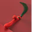 Вибратор с пульсацией и флоггером Lockink Sevanda Clitoris Suction Vibrator With Whip, красный - Фото №11