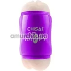 Мастурбатор Chisa Happy Cup Mouth & Ass Masturbator, фіолетовий - Фото №1