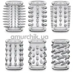 Набор насадок на пенис Stay Hard Cock Sleeve Kit, прозрачный - Фото №1