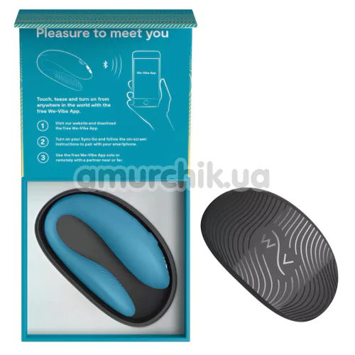Вібратор We-Vibe Sync Go (ві вайб сінк гоу бірюзовий)