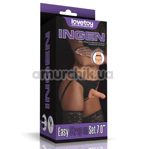 Cтрапон Ingen Easy Strapon Set 7, тілесний