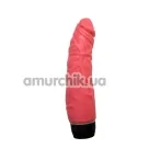 Вибратор Solid Jelly Soft Vibrator розовый 18 см - Фото №1