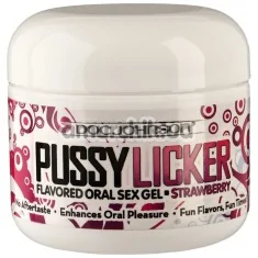 Оральный лубрикант Doc Johnson Pussy Licker Strawberry - клубника, 59 мл - Фото №1