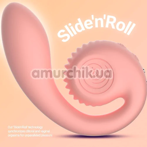 Вібратор для клітора і точки G Snail Vibe Gizi, рожевий