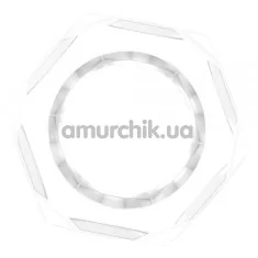 Ерекційне кільце Get Lock Nust Bolts Cock Ring, прозоре - Фото №1