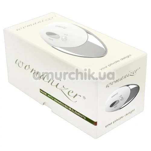 Симулятор орального сексу для жінок Womanizer W500 Pro, білий