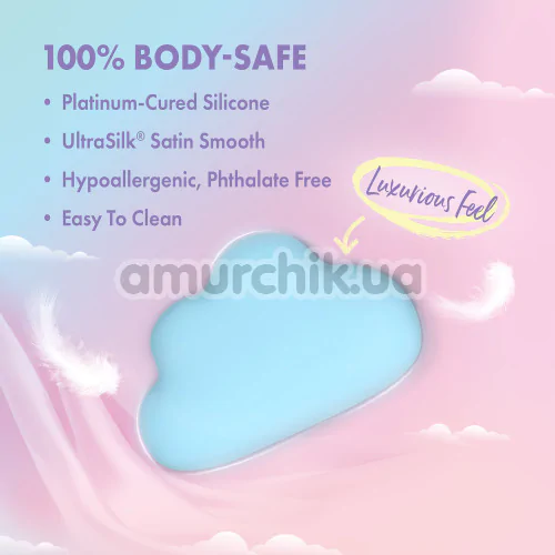 Клиторальный вибратор Play With Me Cuddle Cloud, голубой