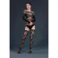 Комплект Moonlight Lingerie Model 06, чорний: боді + панчохи - Фото №3