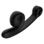 Вібратор для клітора і точки G Snail Vibe Curve, черний - Фото №1