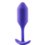 Анальна пробка зі зміщеним центром ваги B-Vibe Snug Plug 2, фіолетова - Фото №2